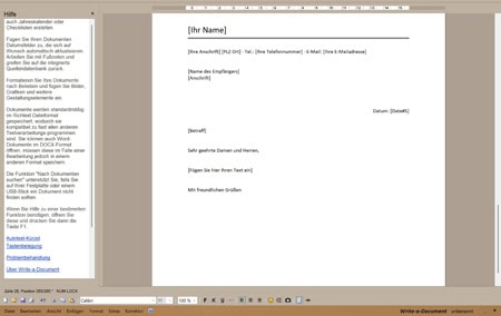 Write-a-Document 6.3 Texterstellung einfach Write-a-Document 6.3 Texterstellung einfach